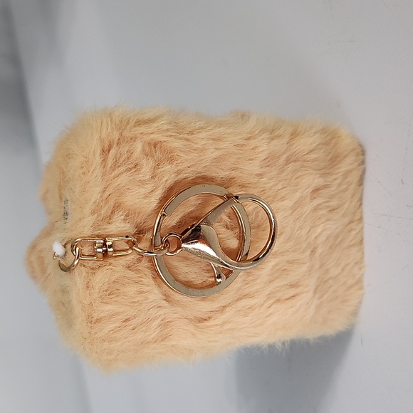 Labubu Inspired Plush Bag Charm Compact Mirror - Picture 3 of 5